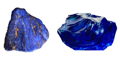safir ve lapis lazuli taşı