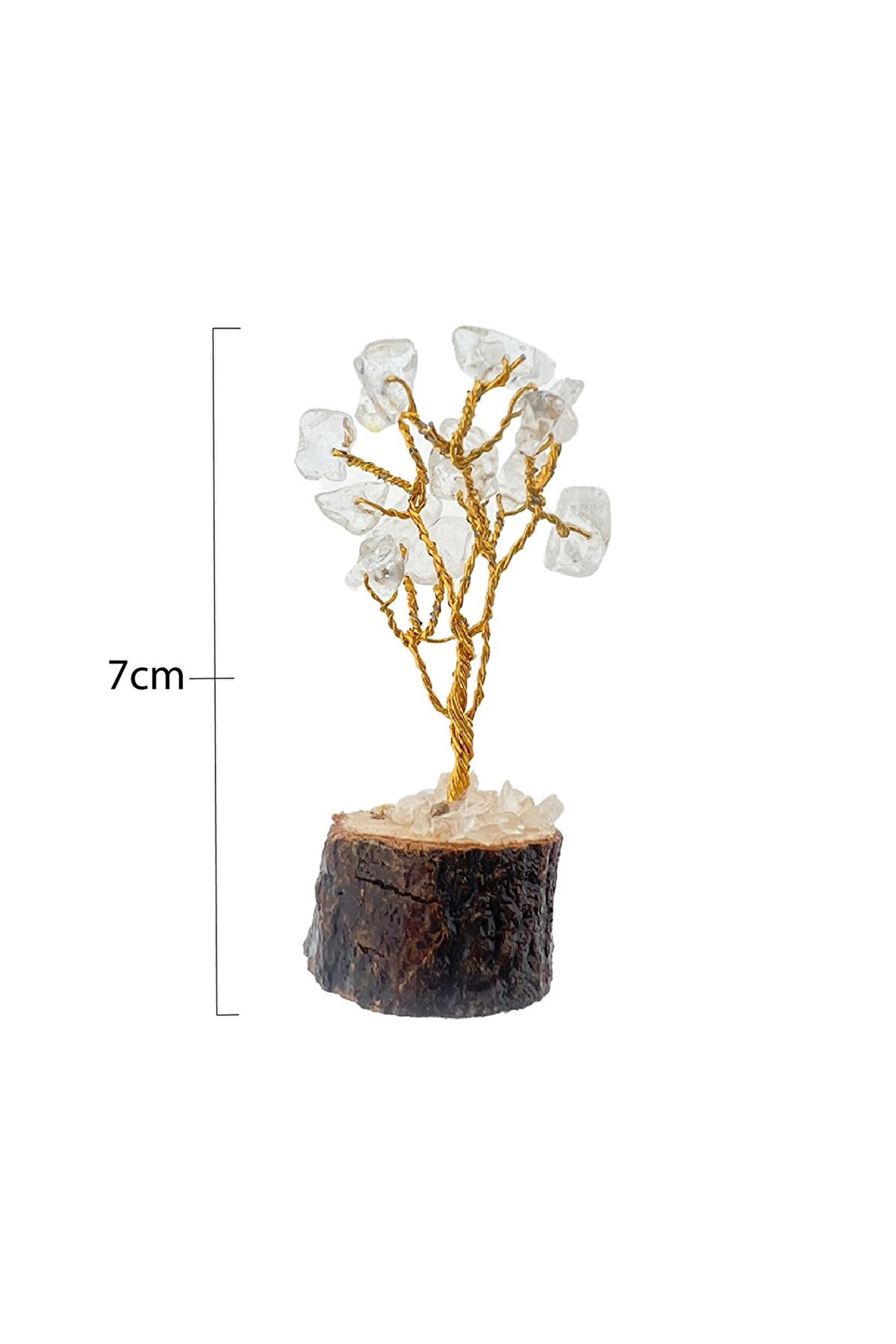 Seay Kristal Kuvars Taşı Doğal Taş Ağaç Tasarım Dekor El İşlemeli