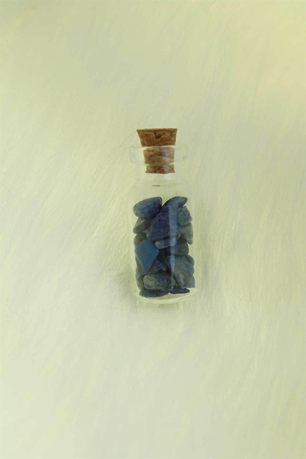 Seay Lapis Lazuli Doğal taş Ham Parça Tamburlanmış Şişe Doğaltaş