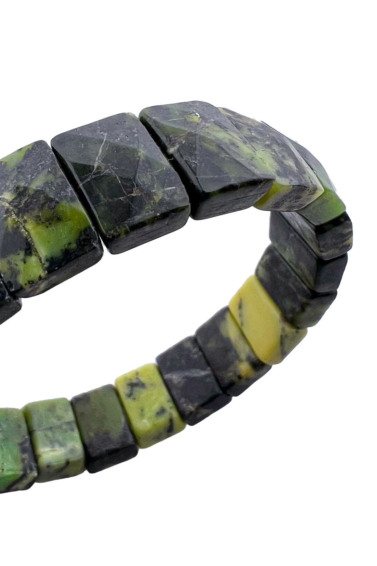 Seay Olivin Taşı Doğal Taş Rolex Bileklik Olivine Natural Stone