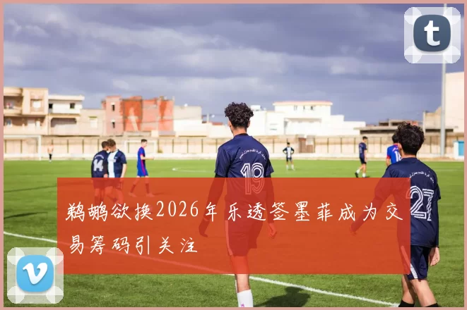 鹈鹕欲换2026年乐透签墨菲成为交易筹码引关注
